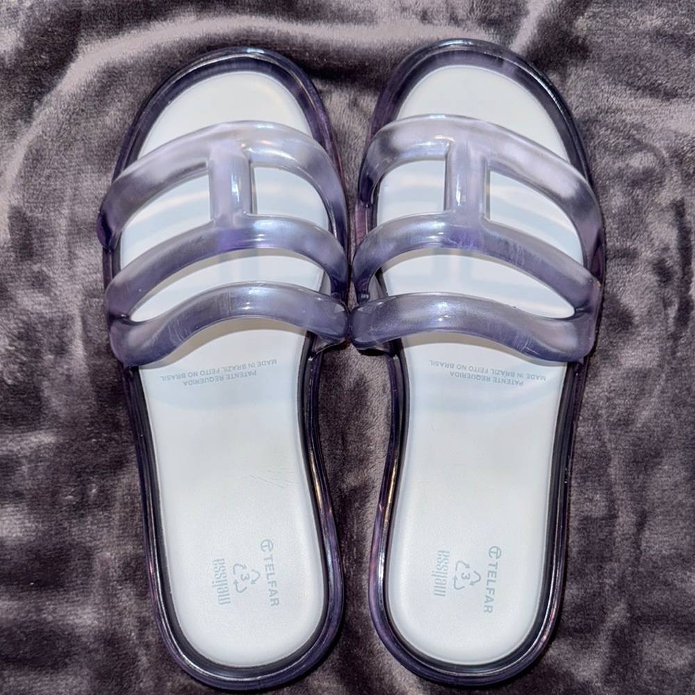 Telfar Purple Sandals Chic Comfort